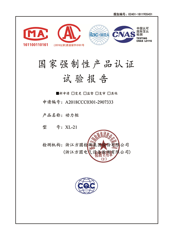 XL-21 试验报告